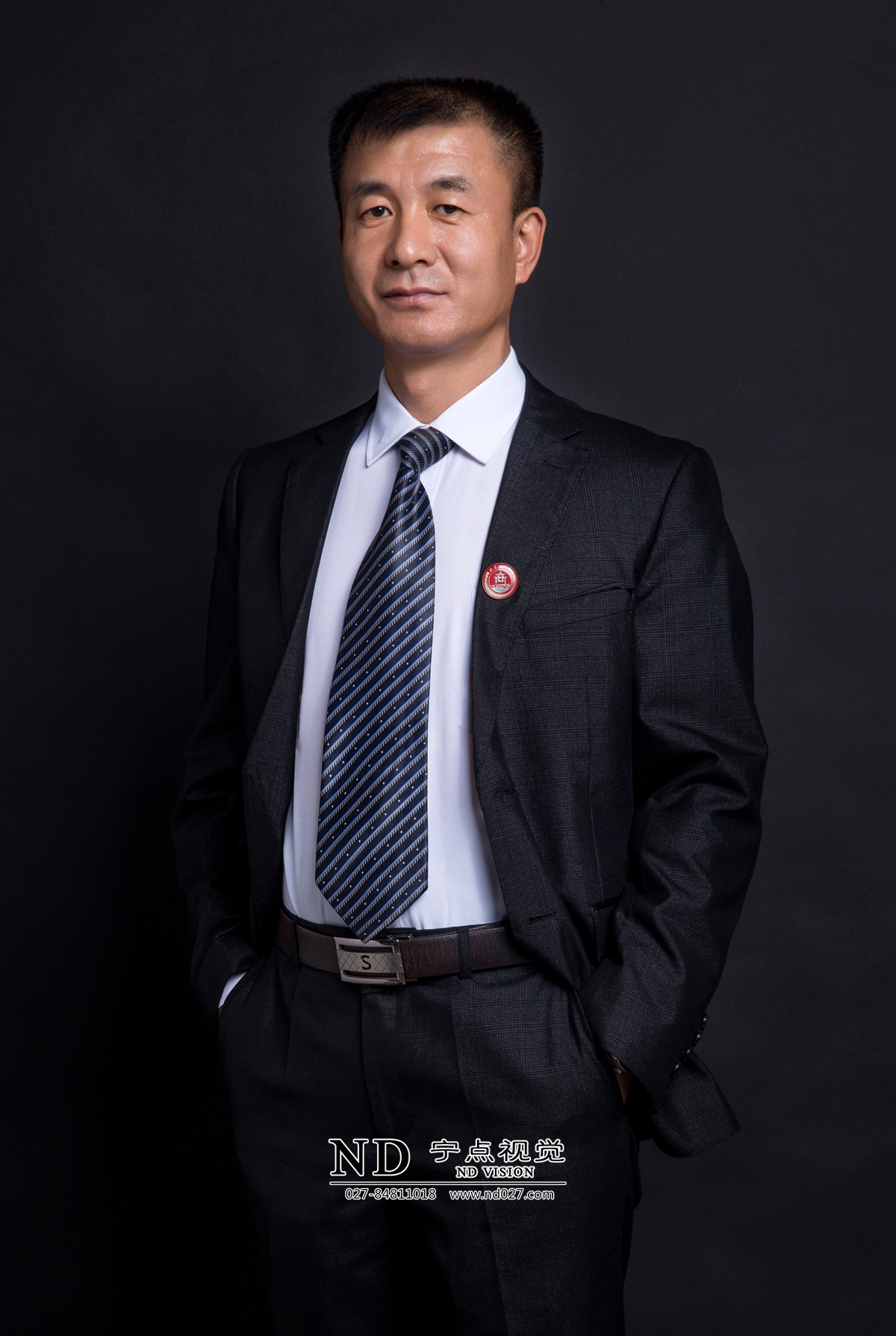 领导形象照室内棚拍