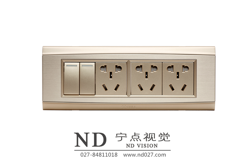 公牛插座拍摄