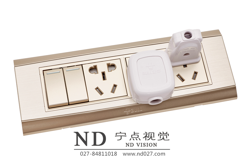 公牛插座拍摄