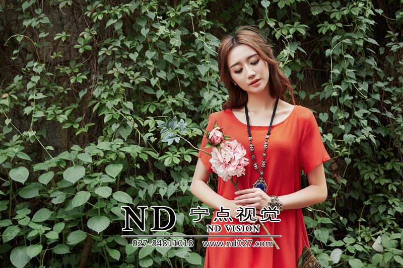 文艺风女装外景汉阳造