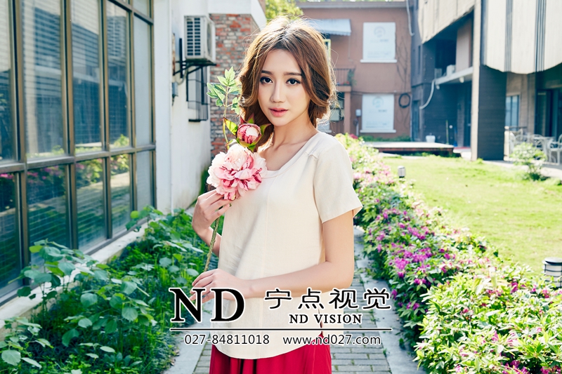 文艺风女装外景汉阳造