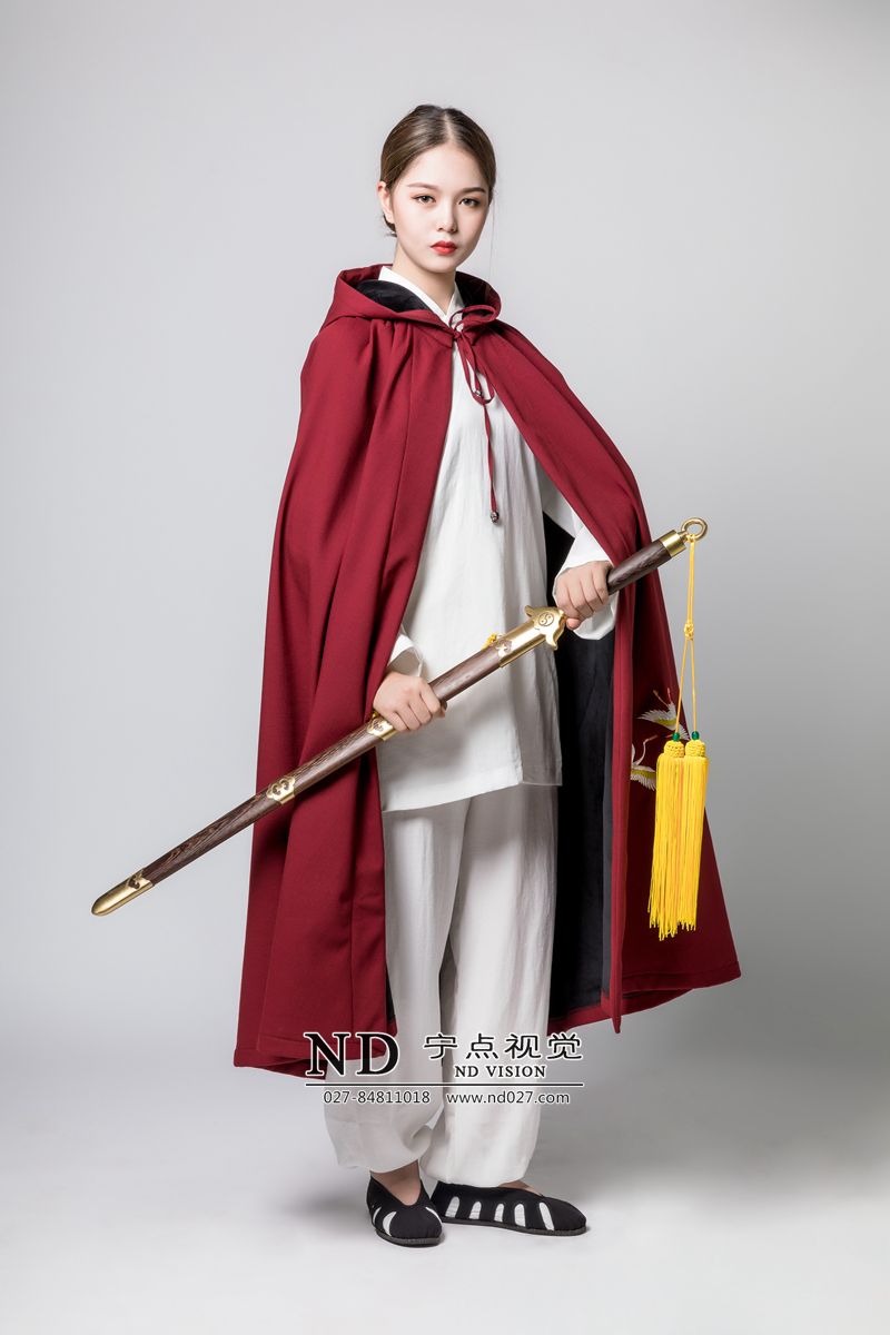 武当太极服棚拍拍摄